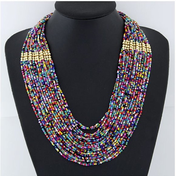 Boutique Jewelry - $5 JEWELRY CLEAROUT -  Beaded Layer Necklace